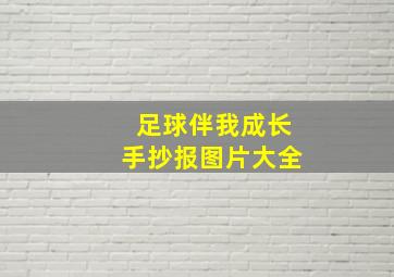 足球伴我成长手抄报图片大全