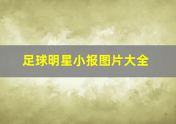 足球明星小报图片大全