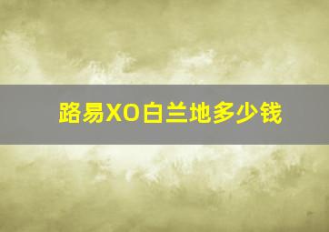 路易XO白兰地多少钱