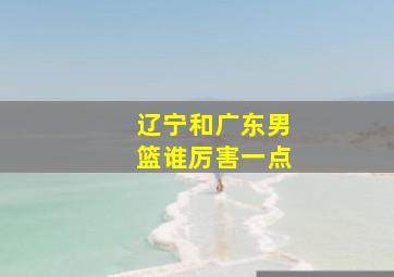 辽宁和广东男篮谁厉害一点