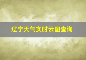 辽宁天气实时云图查询