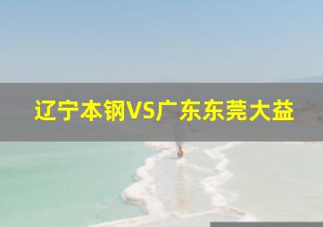 辽宁本钢VS广东东莞大益