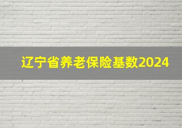 辽宁省养老保险基数2024