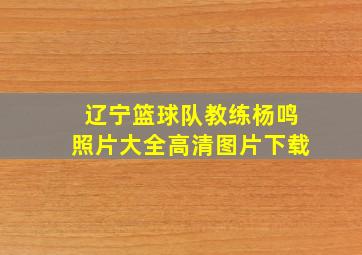 辽宁篮球队教练杨鸣照片大全高清图片下载