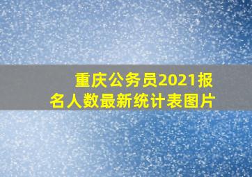 重庆公务员2021报名人数最新统计表图片