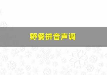 野餐拼音声调