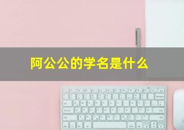 阿公公的学名是什么