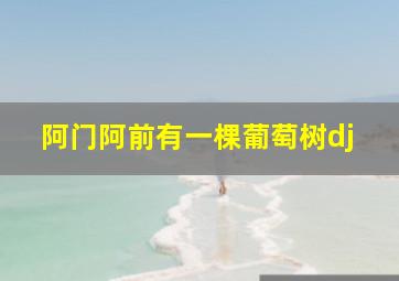 阿门阿前有一棵葡萄树dj