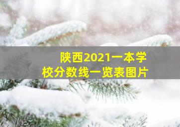 陕西2021一本学校分数线一览表图片