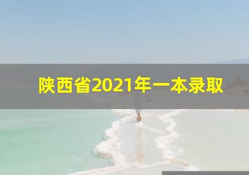 陕西省2021年一本录取