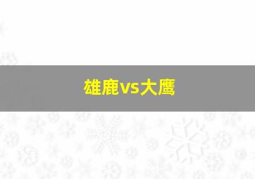 雄鹿vs大鹰