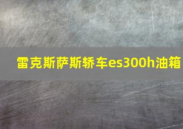 雷克斯萨斯轿车es300h油箱