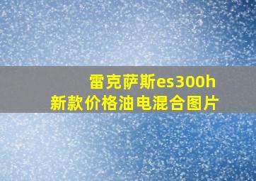 雷克萨斯es300h新款价格油电混合图片