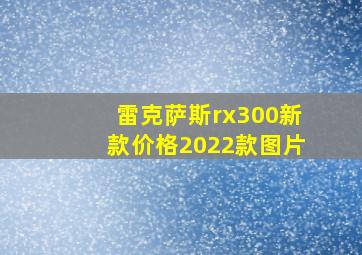 雷克萨斯rx300新款价格2022款图片