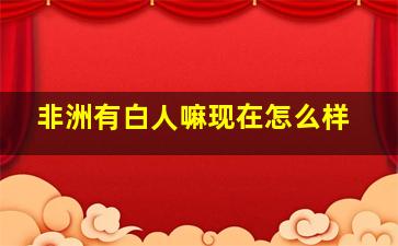 非洲有白人嘛现在怎么样