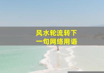 风水轮流转下一句网络用语