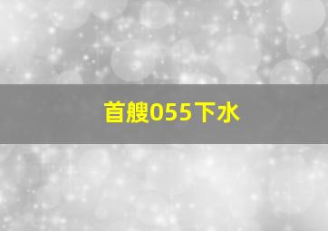 首艘055下水