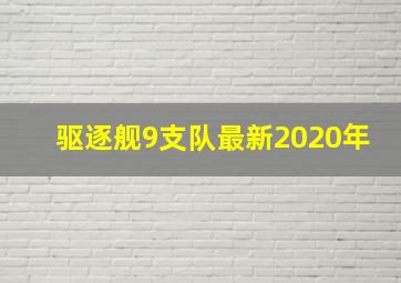 驱逐舰9支队最新2020年