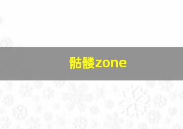 骷髅zone