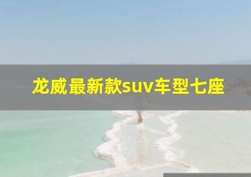 龙威最新款suv车型七座