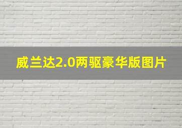 威兰达2.0两驱豪华版图片